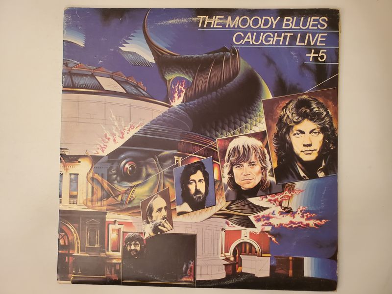 The Moody Blues Caught Live +5 vinyl record